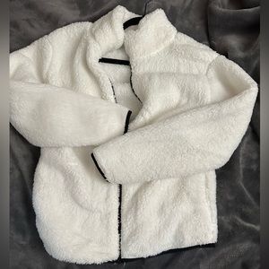 Victoria’s Secret PINK white Sherpa jacket
